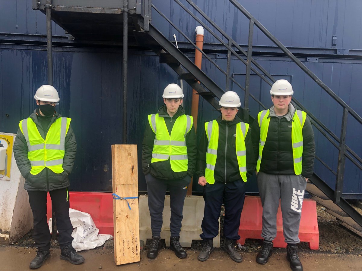 McT_Community's tweet photo. Our support to @IRCommunities Pathway to Construction programme continues with the last group of students to gain work experience with @McTaggartGroup.  This weeks students join us from @MaryRussellsec @ParkMainsHigh @dywwest. 
Our sites have supported all 26 students https://t.co/tJjaxm5yR5