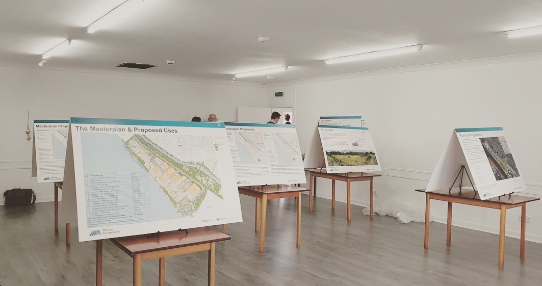 GD_Lodge's tweet photo. We’re exited to taking part in the public consultation event for the Scottish Marine Technology Park. This exciting project brings 21st century marine technology to the Clyde.
.
#scottishmarinepark #architecture #publicconsultation #marinetechnology #clyde #gdlarch https://t.co/ZMXujRMdty