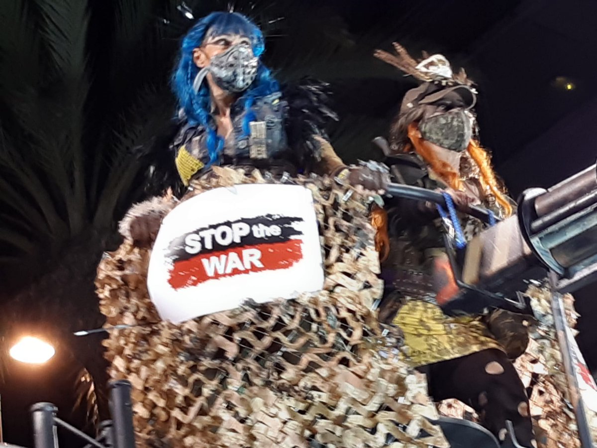 mariceltv's tweet image. La Rua de l'Extermini del #Carnaval de #Sitges 2022 començarà amb un minut de silenci, a les 7 de la tarda, per demanar el final de la guerra d'Ucraïna. @AjSitges @SitgesCarnaval @SMCarnestoltes