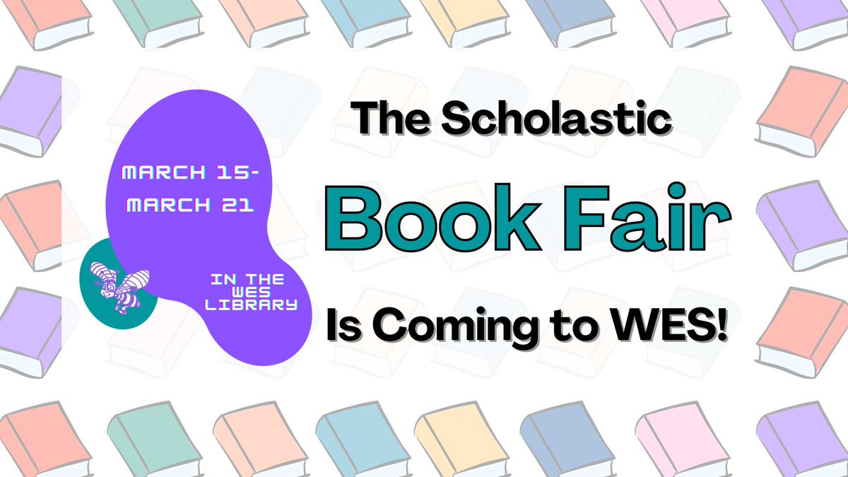 Book Fair is coming to WES! Check out the fair website for more information! scholastic.com/bf/windsorelem…