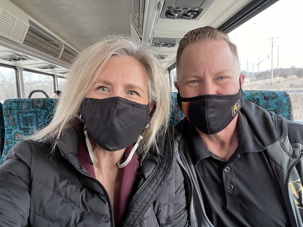 DesertSwallow's tweet photo. It’s a #transittuesday for @702Swallow and me. Experiencing the #611 @wmata commuter bus from VA into DC. Looking forward to our @aashtospeaks and @ASCETweets meetings this week. https://t.co/fUrvn1ZTJs