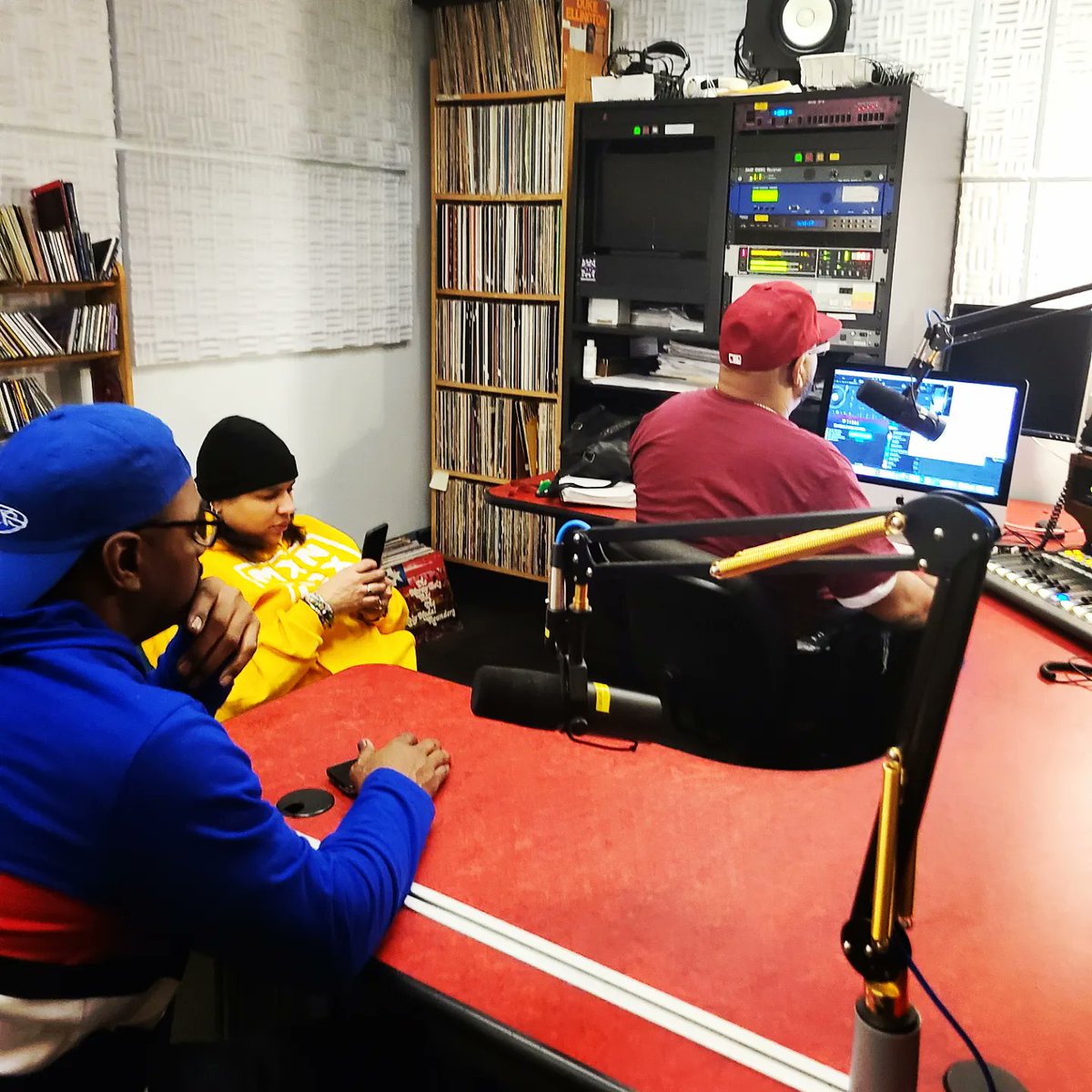 jakepalumbo's tweet photo. Me &amp; @eldasensei pulled up to the Battle Zone Radio show on WUSB 90.1 FM at Stony Brook University in Long Island last night to rap for the late night crowd about the #SolvingCases album, if there is a sequel in the works (🤯🤯🤯) &amp; juggling so much as an independent artist. https://t.co/zI8gPTc7aB