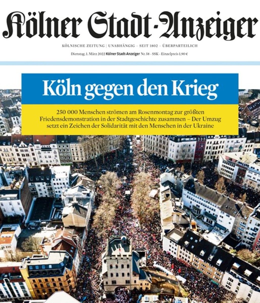 MK86K's tweet photo. @Fragender3 @ZelenskyyUa @OlafScholz Also from Cologne https://t.co/g3ZcXe5anQ
