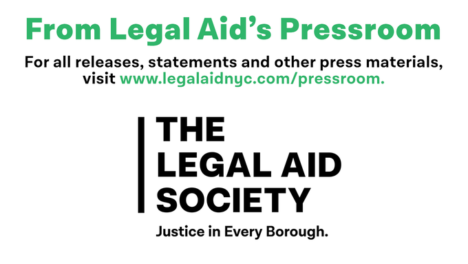 LegalAidNYC's tweet photo. ***Legal Aid Statement on the First Day of Implementation of the #LessIsMoreAct, Critical Statewide Legislation that Overhauls New York’s Punitive Technical Parole Violation Practices***
Statement: https://t.co/ucEMUawhkO https://t.co/efX8MqryVm
