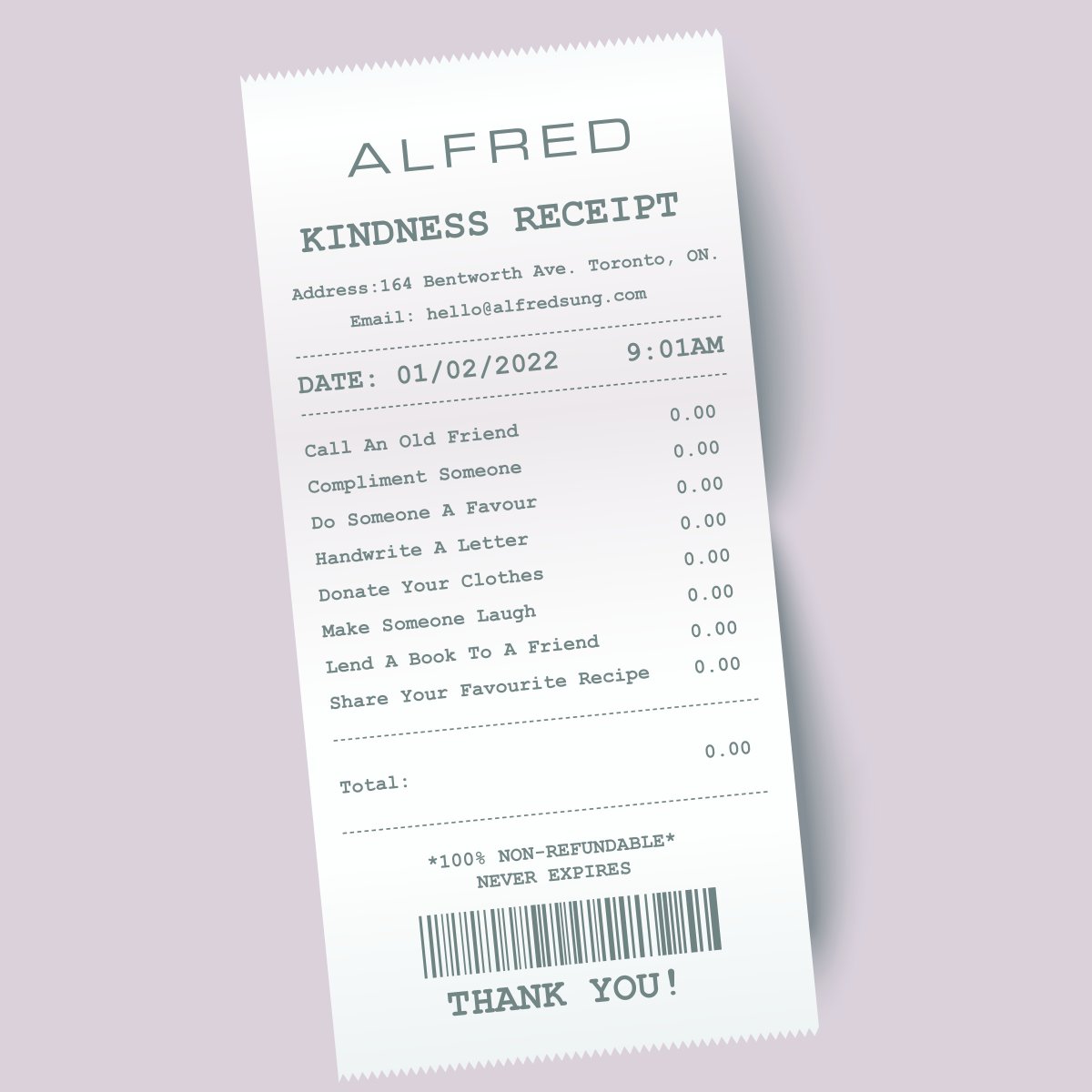 It's world compliment day! Celebrate by giving someone a compliment or sending a note of thanks. It doesn't cost anything to be kind and it's a global initiative to make March 1st the most positive day of the year! #ThankYou #Compliment #Kindness #BeNice #Alfred #AlfredSung