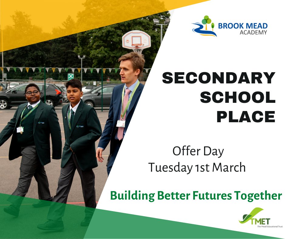 Brook Mead Academy on Twitter "Congratulations to all of the Year 6