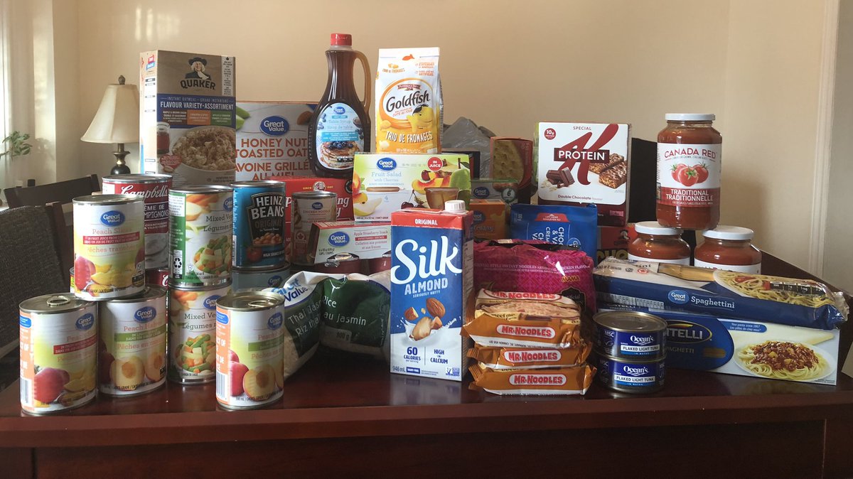 Challenged the 286th Miss. Rangers to plan and shop for as many meals as possible for a teenager.Budget was 50$ . Gr A spent 47$ Gr B spent 53$ 
 Awesome choices made including shopping store brands . All foods will be donated <a href="/EdenFood4Change/">Eden Food for Change</a> 
<a href="/girlguidesonnv/">Girl Guides of Canada, Ontario & Nunavut</a> <a href="/girlguidesofcan/">Girl Guides of Canada</a>