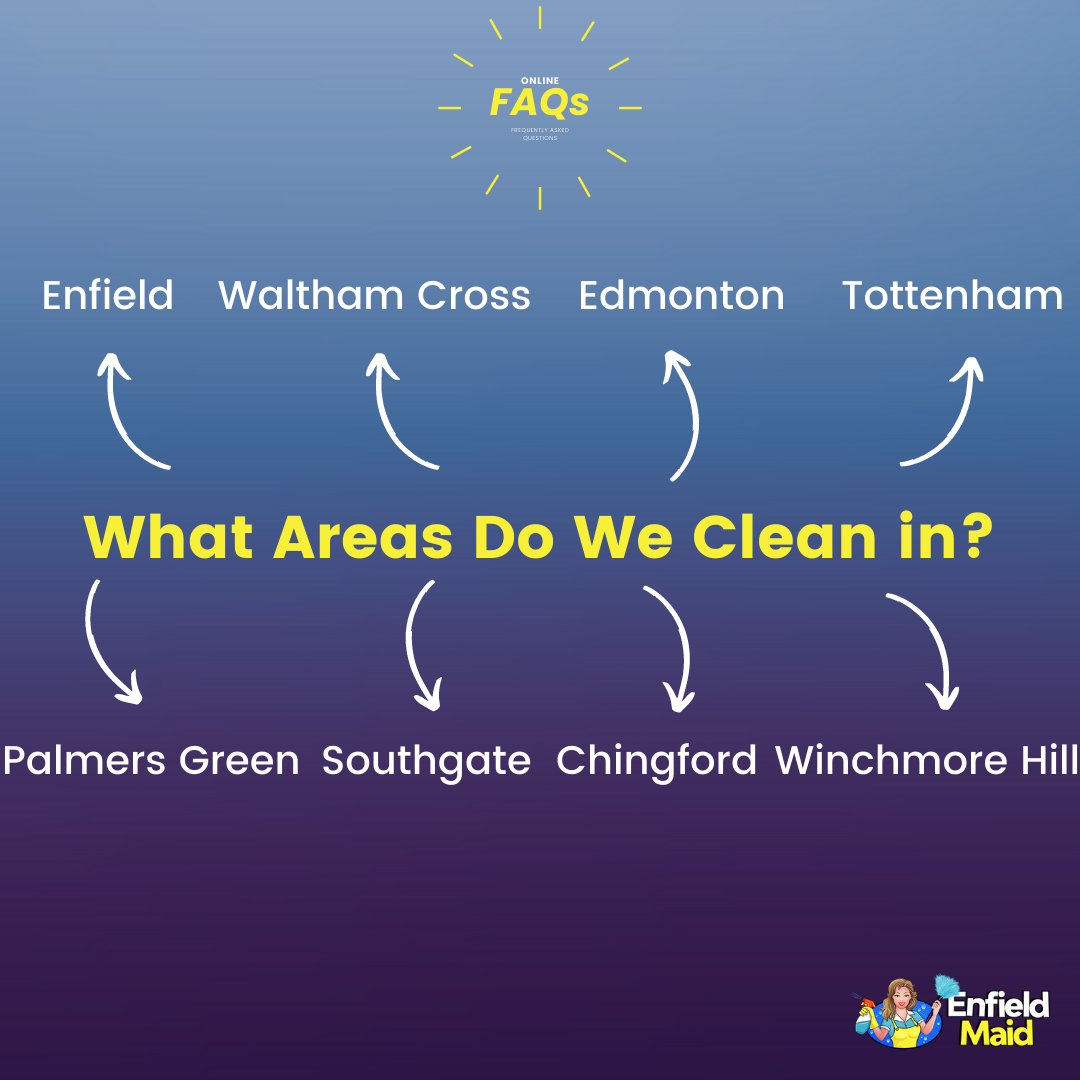 EnfieldMaid's tweet photo. Here are some of our frequently asked questions! We hope this is helpful! https://t.co/he0VJvLiDB