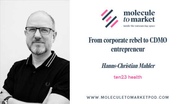 For my #biotechnology, #pharmaceutical and #CDMO colleagues, here is a #podcast episode you’re not going to want to miss… 

Meet Hanns-Christian Mahler CEO &amp; Board Member at ten23 health. Please enjoy the episode, subscribe to Molecule to Market.

lnkd.in/eJZxKid7
