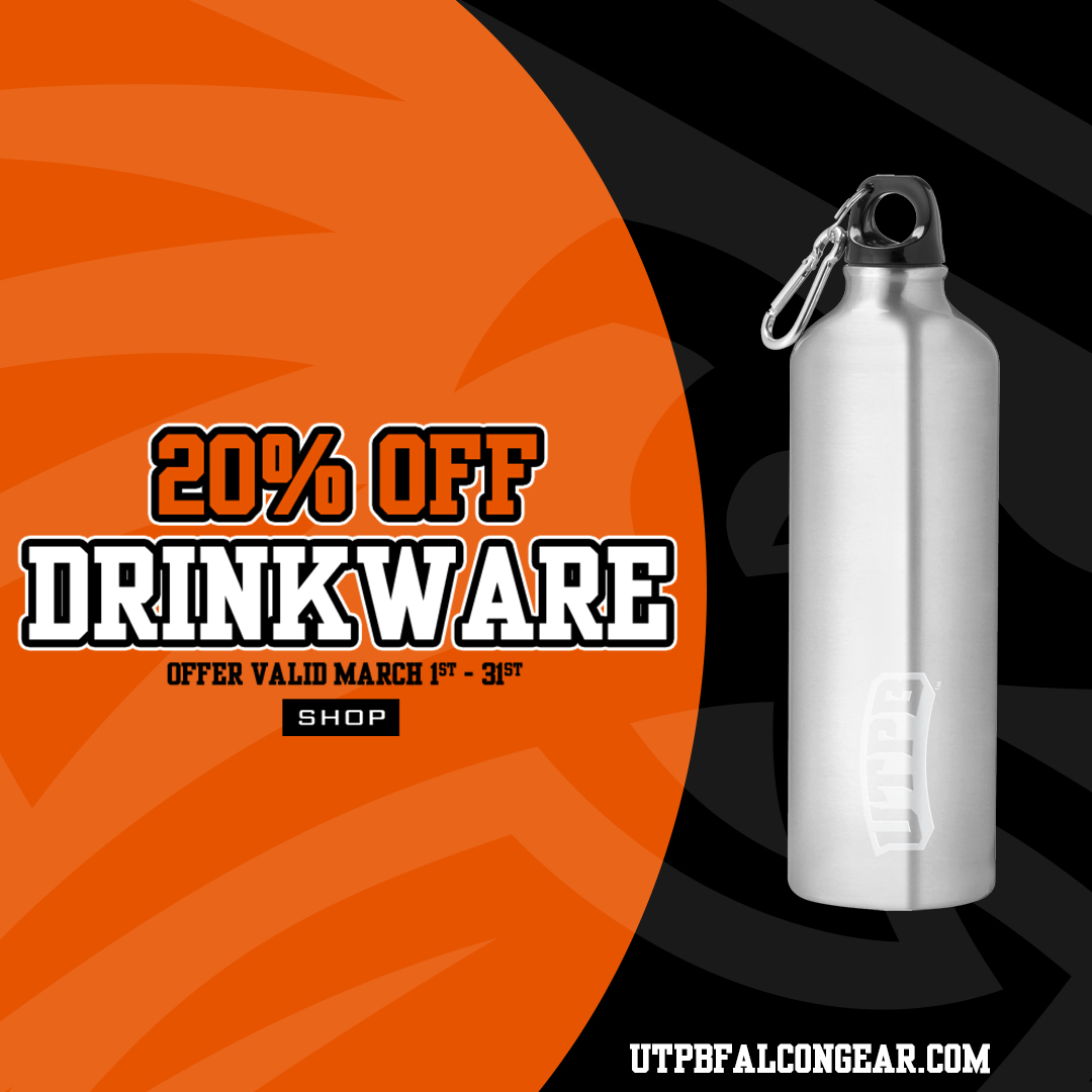 utpbalumni's tweet image. 20% off drinkware for the month of March!! Click the link below to order.

utpbfalcongear.merchorders.com

#UTPB #FalconGear #UTPBalumni #Sale