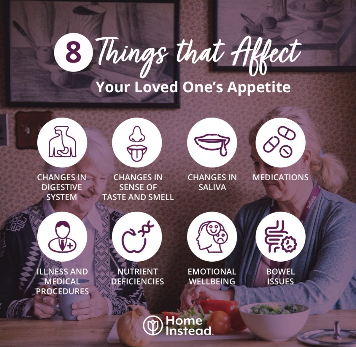 With age, changes in our appetite happens and it’s normal. 

Here are a few sign to help spot these changes and if you are concerned, it is best to seek further advice from a GP. 

#homeinstead #stokenewington #hackney #islington #wanstead #london #homecare #caregivers