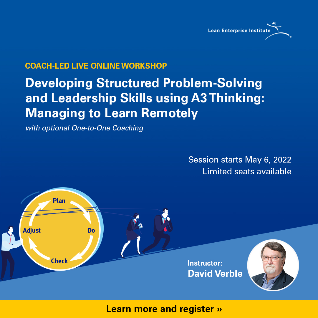 LeanDotOrg's tweet image. Learn more about the workshop and register today!
bit.ly/3HKXN5o

#A3 #ProblemSolving #OnineLearning #LeanTraining #LeanThinking #ContinuousImprovement
