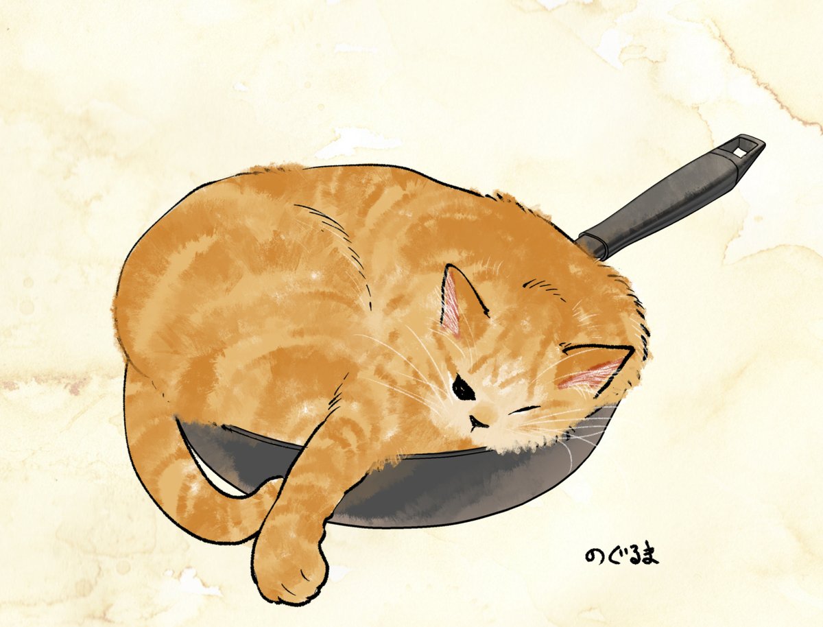 「パンケーキデーらしいです#イラスト  #ねこ 」|のぐるまのイラスト