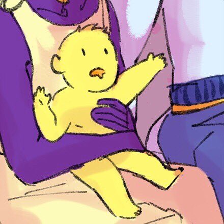 p_lomm's tweet photo. headcanon that Kronos is a really good storyteller &amp; makes up tales for his kids 🤧💕
#GoldenThrone https://t.co/InH0fNVF2j