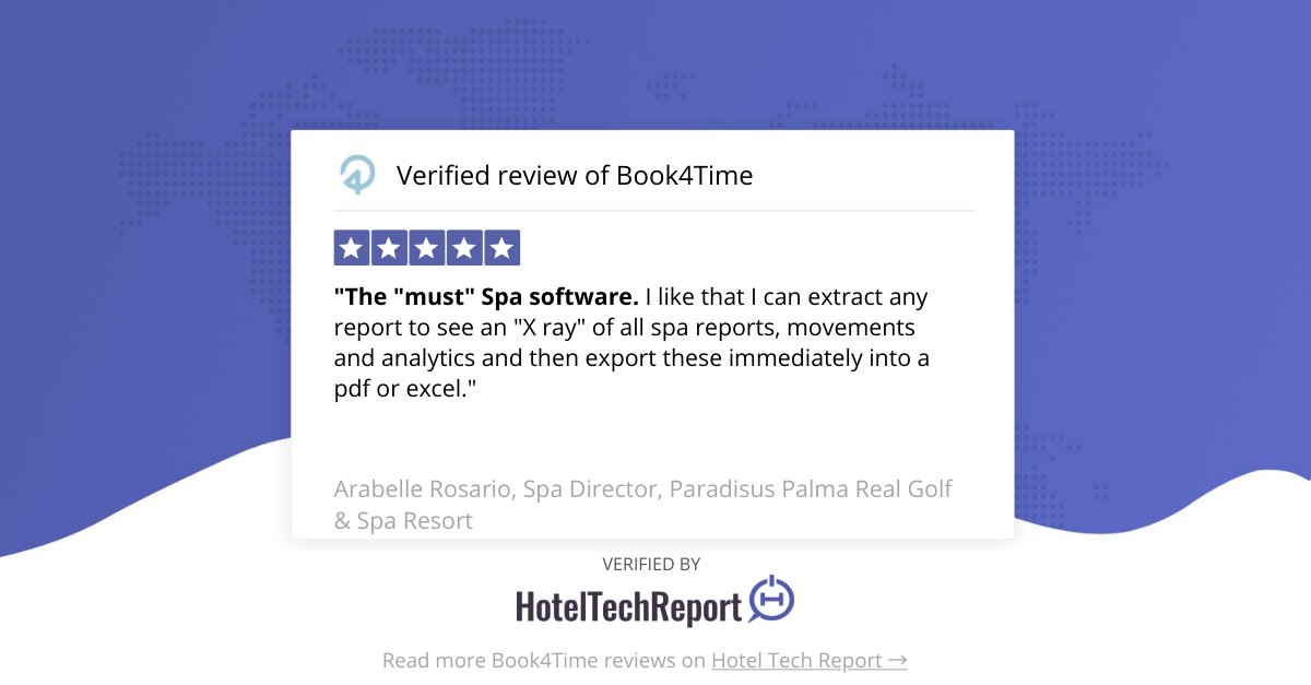 Time to promote within your team? Using our 'Technician Report Card' to view staff metrics has never been easier! #ReviewOfTheDay 
Thank you Arabelle Del Pilar Rosario!

Love Book4Time? Leave us a review on Hotel Tech Report: lnkd.in/d342pcWt