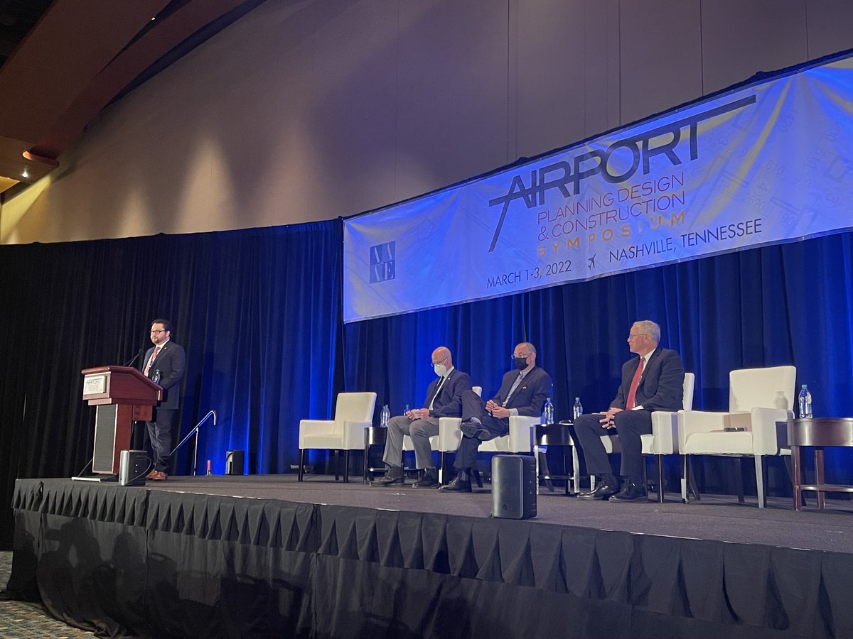 #airportsymp is officially underway in #Nashville with ⁦<a href="/ACC_HQ/">Airport Consultants Council (ACC)</a>⁩ and ⁦<a href="/AAAEDelivers/">AAAE</a>⁩! #airports