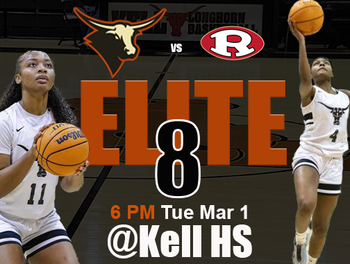 🚨Lady Longhorns Elite 8 GAMEDAY!🚨

🗓️Tue Mar 1
🕧6 pm
🆚Rome
📍Kell High School