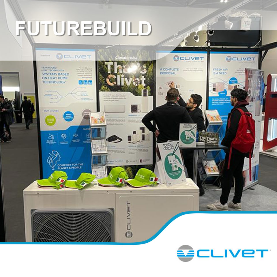 #1march - #3MARCH  FUTUREBUILD 2022
Welcome to Futurebuild fair, you can find us at Stand No. A35.
We are waiting for you!
lnkd.in/dAbZBpMm
#clivet #inspiringsolutions #Futurebuild2022 
<a href="/FuturebuildNow/">Futurebuild</a>