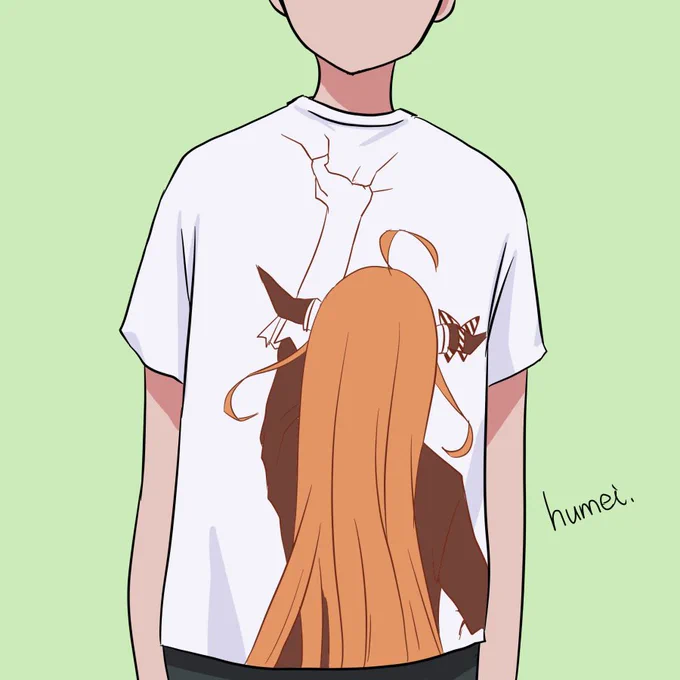 胸ぐら掴まれTシャツ
#みかじ絵 