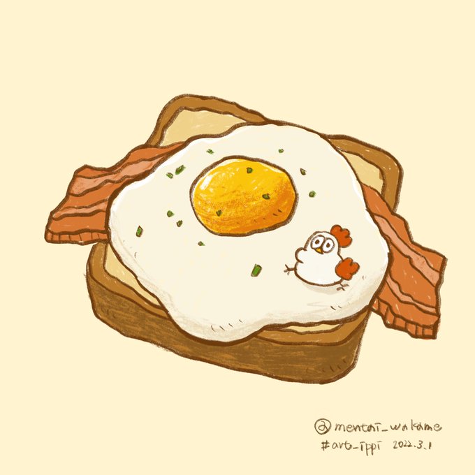 「chicken egg (food)」 illustration images(Oldest)