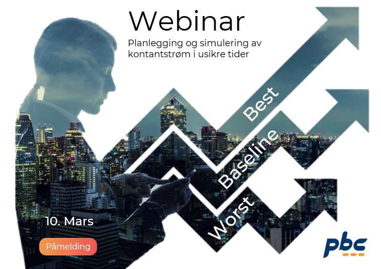 profitbase's tweet photo. 10. Mars braker det løs med årets første webinar fra oss. Anders Hernæs og Mats Kristiansen drar oss igjennom temaet "Planlegging og simulering av kontantstrøm i usikre tider"! 🏆
 
Link for påmelding: https://t.co/LBdzOxo0aM
 
Vi gleder oss til et interaktivt webinar☺️ https://t.co/J3O8szH2X5