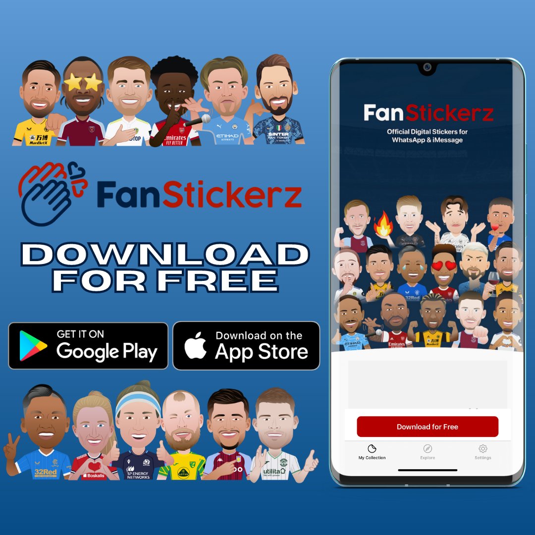 FanStickerz On X: "Free To Download And Use Now! FanStickerz.