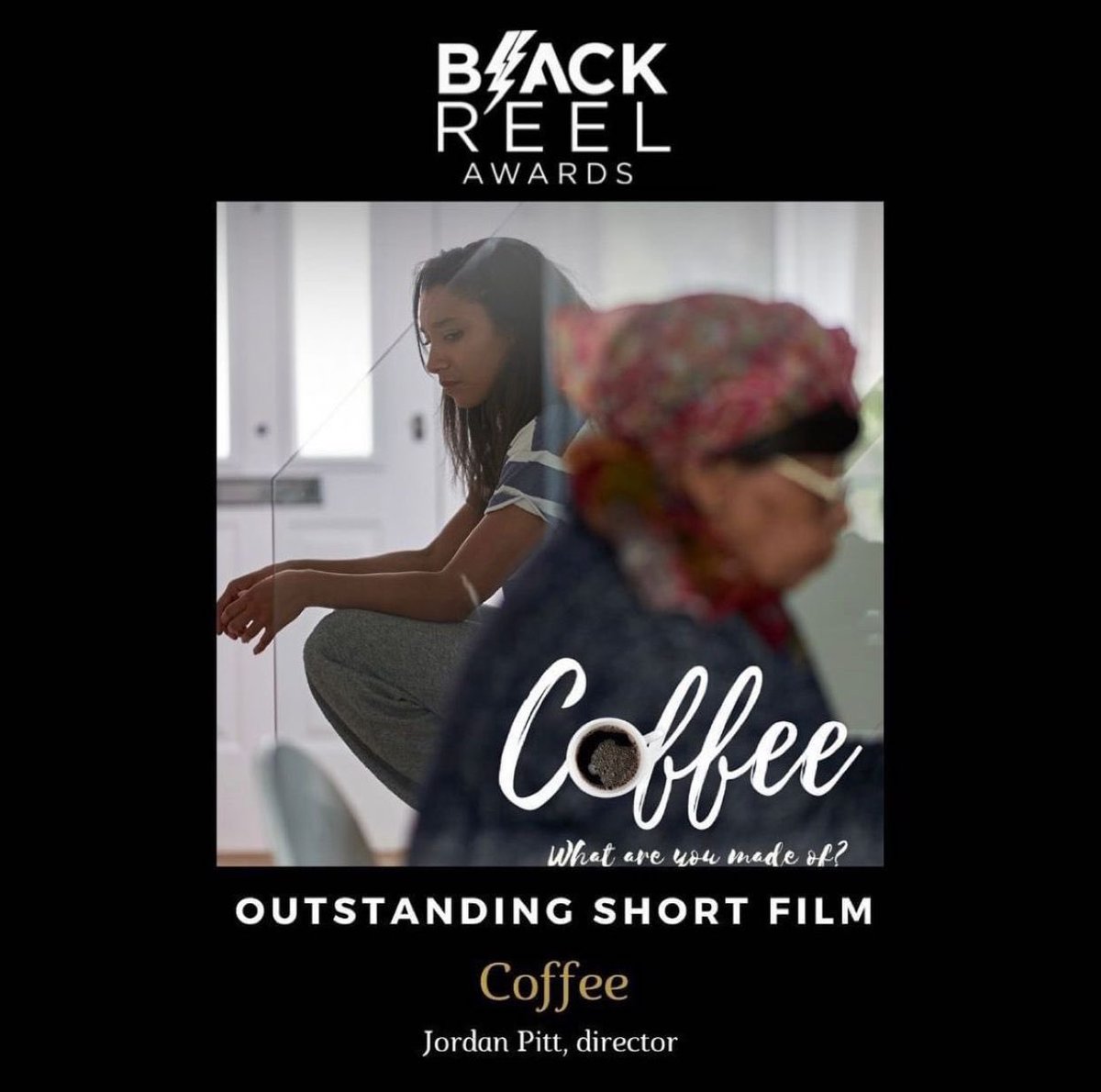 KashifBootheEnt's tweet photo. Coffee won outstanding short film at the 2022 @BlackReelAwards
Thanks to @OneUmbrellaTeam & @JordanPitt for bringing me on associate producer! #oneumbrellaproductions #blackreelawards22 #blackreelawards https://t.co/hYg8FIzLoO