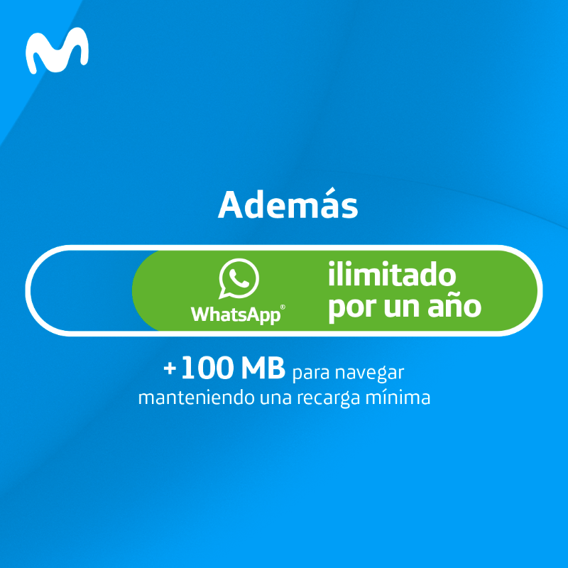 MovistarMX's tweet photo. Mantén tus conversaciones de WhatsApp ilimitadas con el #PoderDeElegir y #LlénateDeEnergía. https://t.co/sjiN7z3LCB