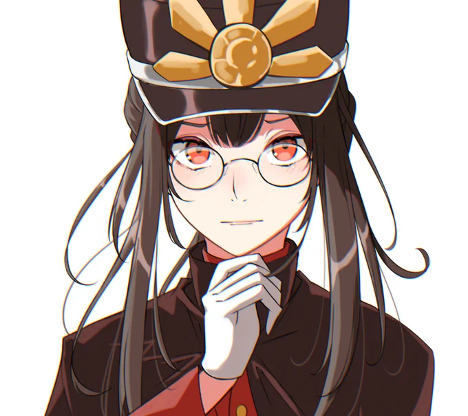 めがね信勝君落書き 