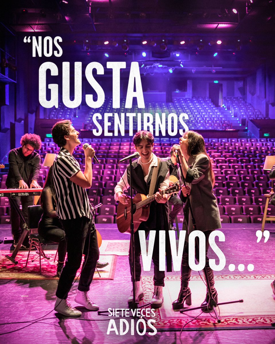 Nada mejor que el teatro y el amor para sentirnos vivos. Ya estrenamos este 18 de marzo. Boletos aquí goliiive.com/sietevecesadios