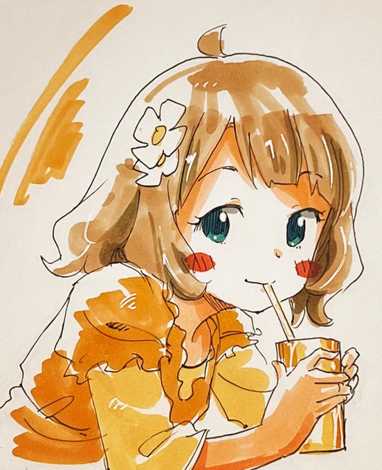 ジュース桃子ちゃんセンパイ。 