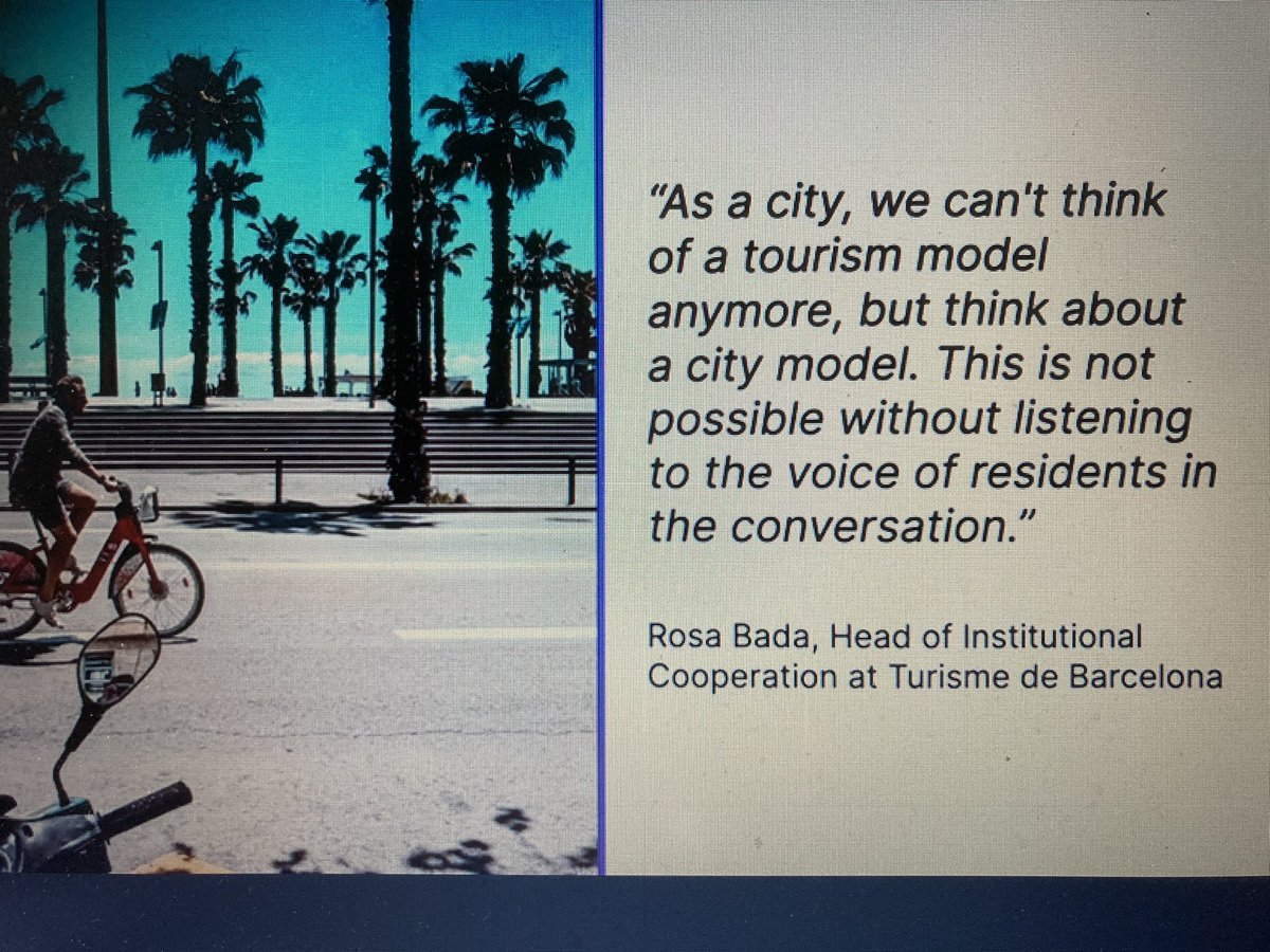 KennethWardrop's tweet photo. Liking this quote presented by @nickhalltravel on the @think_tourism webinar this afternoon - places undoubtedly developing a more resident focused agenda & policy approach #regenerativetourism #responsibletourism #sustainableTourism @DLPScot #dlpscot https://t.co/cI7Gmndk6F