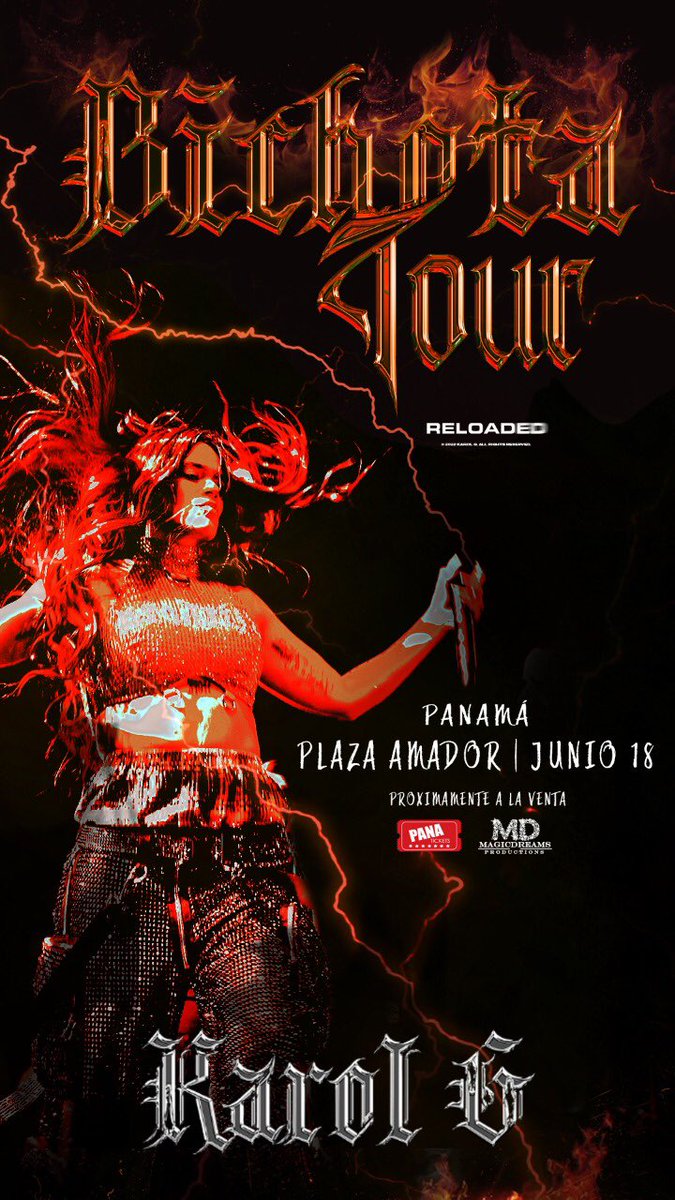 Viene la Bichota <a href="/karolg/">LABICHOTA</a> 🇵🇦 pronto los boletos en <a href="/Panatickets/">Panatickets</a> esto es una producción de <a href="/magicdreamsinc/">Magic Dreams</a>