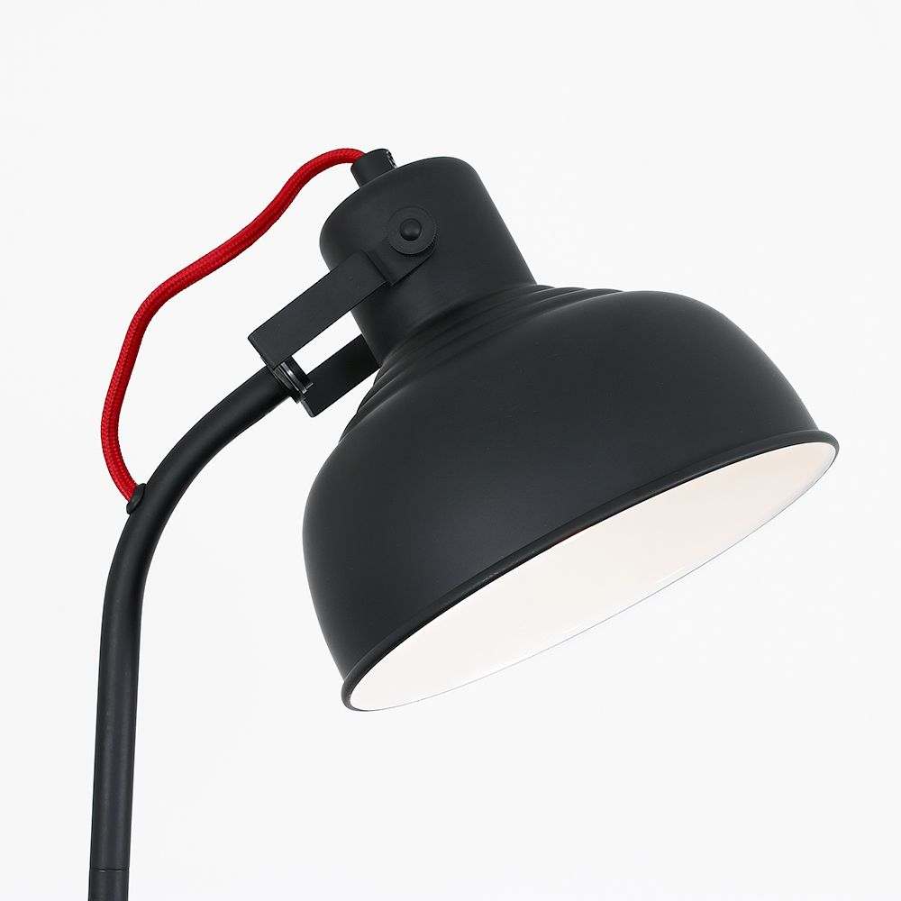 sparksdirect's tweet image. This is a Matt Black Curved Floor Lamp with Red Flex using a E14/SES Lamp with Switch on Cord available at Sparks. It is a floor standing lamp with a curved neck to offer light downward. #lighting #floorlamp #floorlight 

sparksdirect.co.uk/Larry-Matt-Bla…