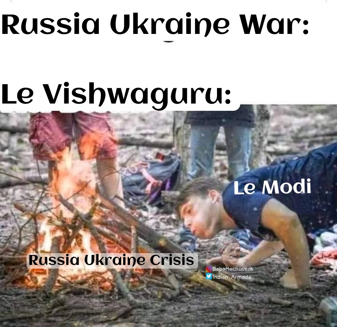 indian_armada's tweet photo. Vishwaguru trying to resolve Russia Ukraine Crisis.

https://t.co/bVBHFQoxte https://t.co/M1DjbXrD85