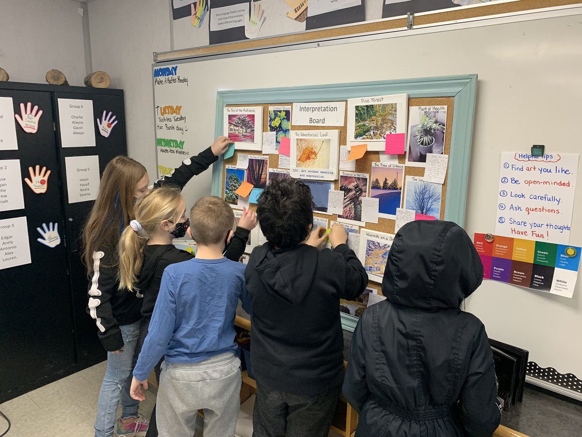 Our IB students <a href="/mdbennie/">MDBennie PS</a> hard at work sharing their perspectives on each other’s nature art photographs! <a href="/gecdsbpro/">GECDSB PR</a>