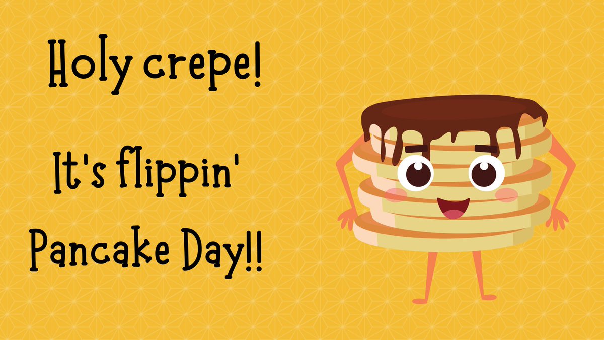 #PancakeDay 1 of my favourite days of the year 😋, not that I need an excuse to eat my own body weight in Pancakes 😂