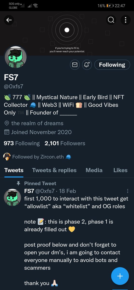 cut3lang's tweet photo. @0xfs7 Lfg!!! https://t.co/kXDNhIw2FI