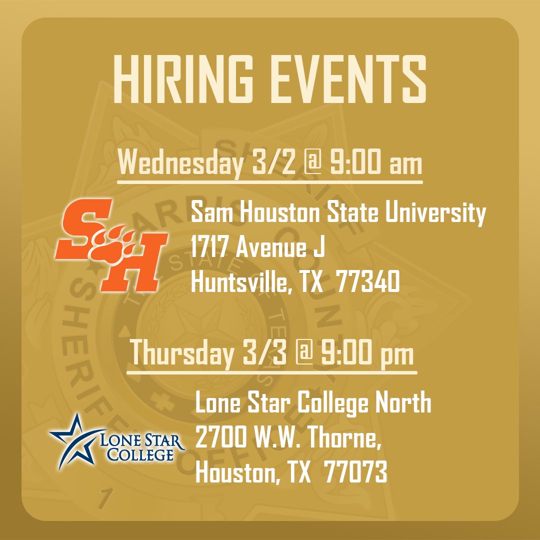 HCSO Recruitment tweet media