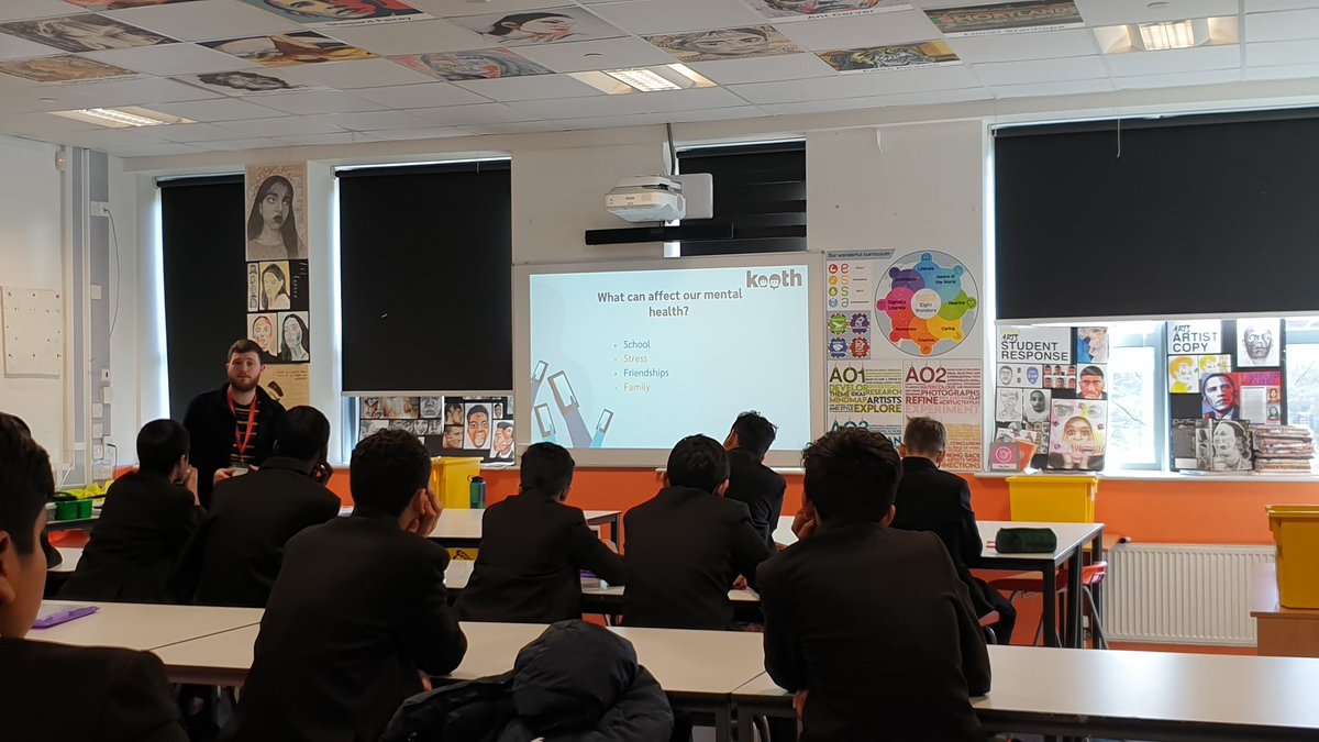 Thank you <a href="/Tom_B_Kooth/">Tom Boroughs (Kooth Engagement Lead)</a> for delivering #malementalhealth workshops <a href="/EssaAcademy/">Essa Academy</a> on how to manage #stress  &amp; #anxiety 
#mentalhealth #interventions <a href="/Aidingminds/">Aiding Minds (info@aidingminds.co.uk)</a> <a href="/kooth_plc/">Kooth Digital Health</a>