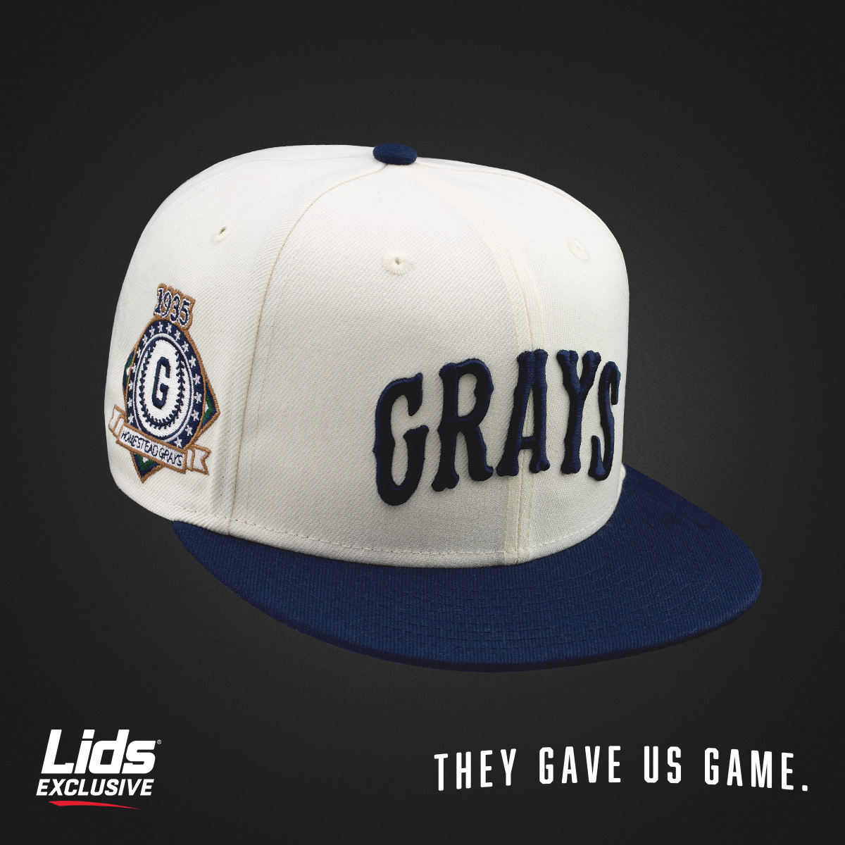 Lids on X: The iconic Homestead Grays. Fitted headwear created in  partnership with the @NLBMuseumKC is available now at Lids stores across  the country and coming to  soon. Visit   to