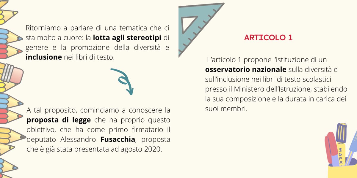 Officinaedu's tweet photo. Officina segue il percorso legislativo della Proposta di Legge sulla Promozione della Diversità e il Contrasto agli Stereotipi nei libri di testo

@CNRsocial_ @CNRIrpps @FusacchiA 

#irpps #CNR #stereotipi #education #futuro #scuola #insegnanti #studenti #Students #learning https://t.co/7Nr0DJSghf