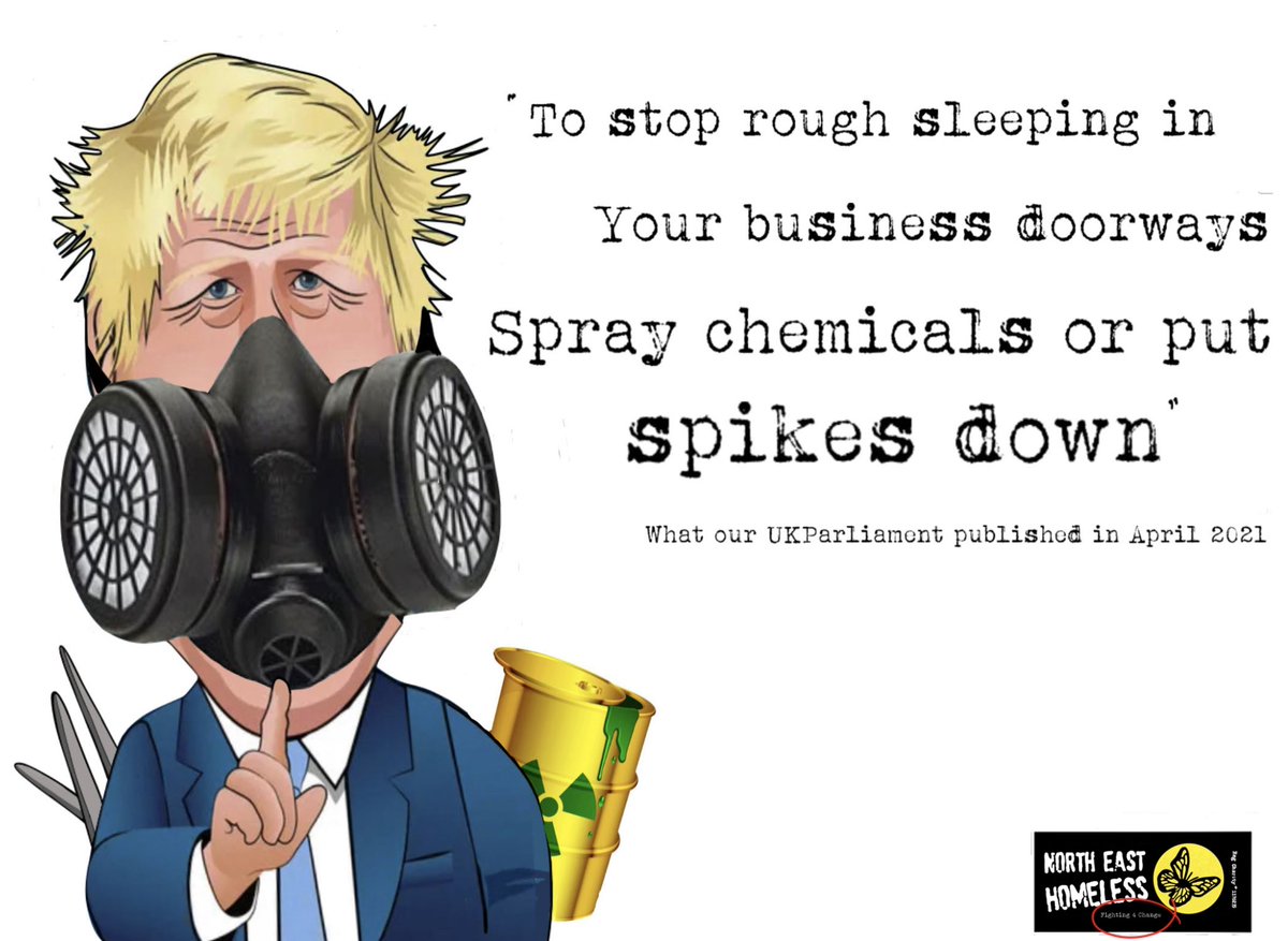 2014NEH's tweet image. Why don’t we use Poison instead ?

I’m genuinely at a loss at how and why Rough Sleepers are being treated disgracefully like this? 

Many rough sleepers already feel scared, vulnerable and on edge without this. 😡🤬 
#homeless #homelessness