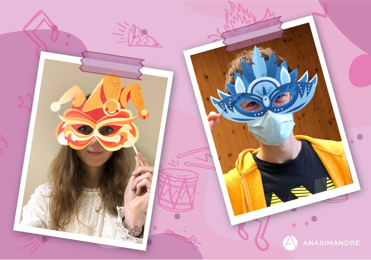 Anax_formations's tweet photo. Aujourd’hui c’est Mardi Gras et donc le Carnaval !!!!! 

#carnaval #masque #mardigras #brest #adobe #developpement #logiciel #digital #agencedecom #web #wordpress #photoshop #graphisme #design #communication #site #internet https://t.co/1xZpIQWrC5