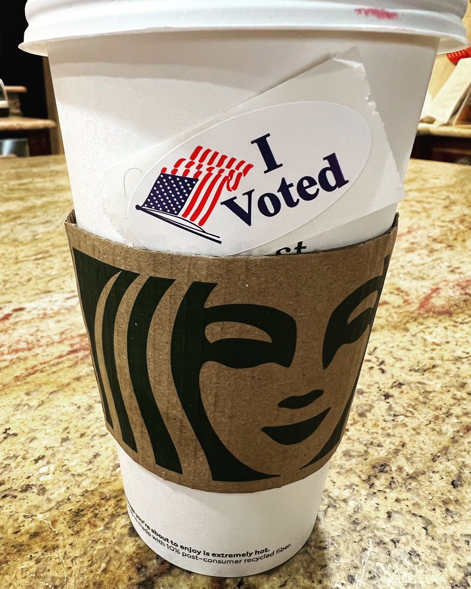Stood in a very cold line to vote first thing this morning. Never take that right for granted. #vote #youAREthegovt