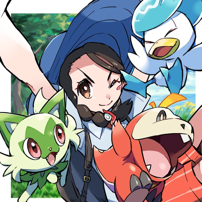 主人公と御三家描いてみました!
公式からの供給が凄い!!
#PokemonDay #PokemonSV #ポケモンSV 