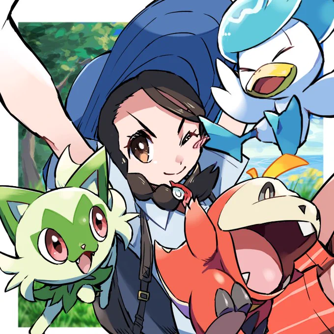 主人公と御三家描いてみました!
公式からの供給が凄い!!
#PokemonDay #PokemonSV #ポケモンSV 