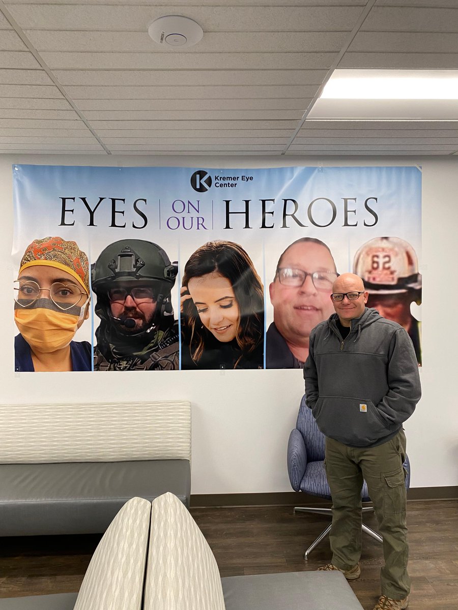 kremereyecenter's tweet photo. We had a GREAT day meeting our Heroes during Surgery Day!

Again, our sincerest thanks to everyone who participated in the 'Eyes On Our Heroes' contest. Your inspiring stories touched our hearts, and we will be forever grateful for your sacrifice. https://t.co/bsZ6fJoRYA