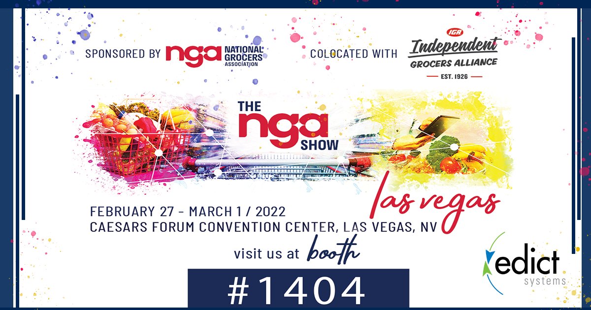 EdictSystems's tweet image. The NGA Show 2022 ends today, but there’s still time to stop by our booth to learn more about integrated and web-based  EDI solutions for your business.  We help you get out of the EDI business so you can focus on what you do best! #NGAShow22 #webedi #integratededi
