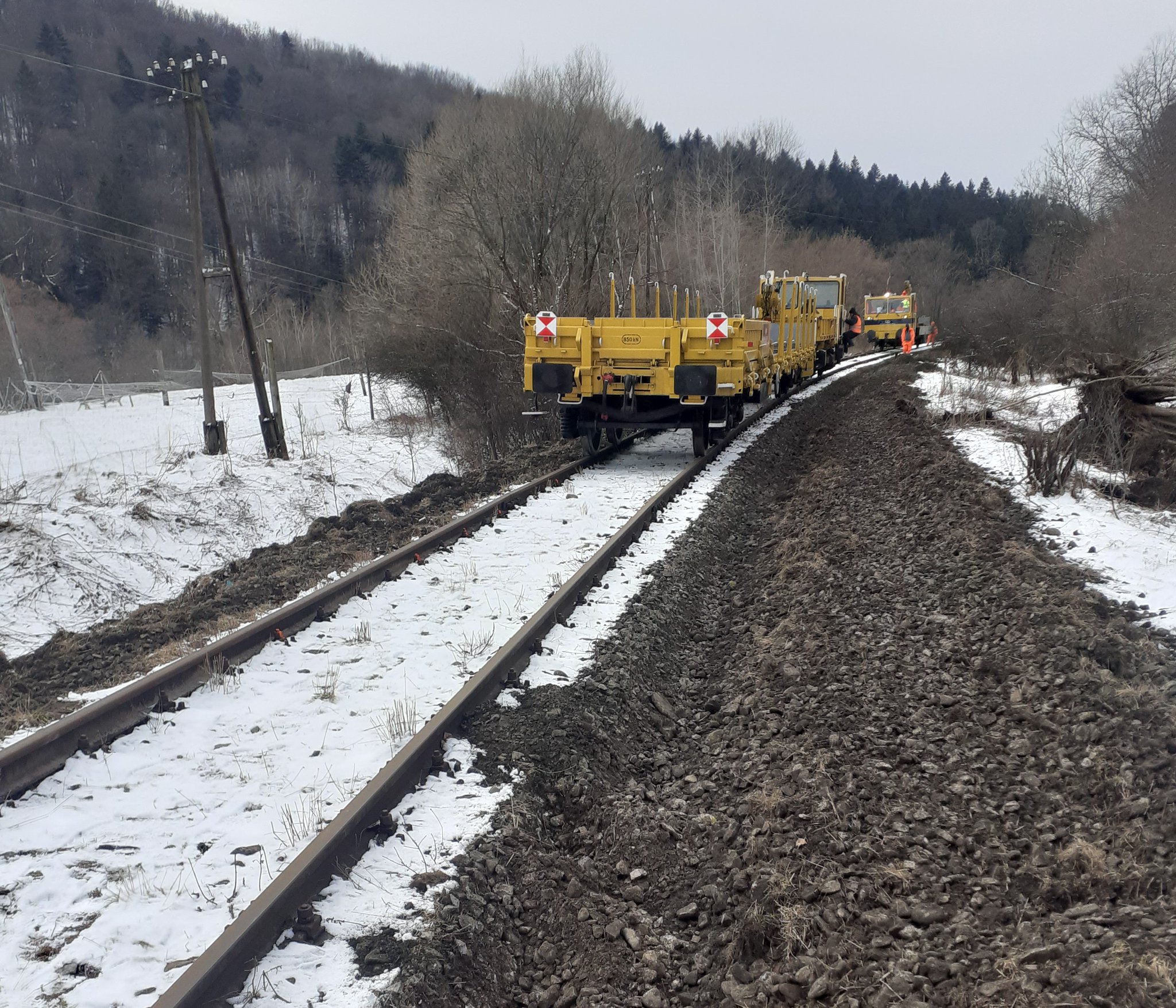PKP PLK SA On Twitter PKP PLK SA Pracuj Na Przygranicznym Odcinku 